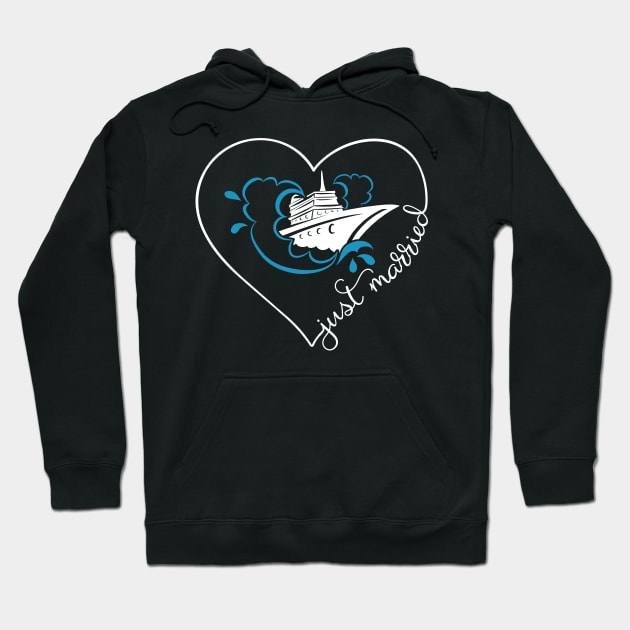 Just married Cruise Ship Honeymoon Couple Matching Gift Hoodie by gogo-jr